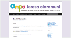 Desktop Screenshot of ampateresaclaramunt.cat